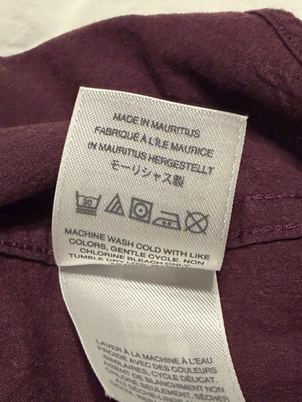 J Crew Mercantile - Maroon - M